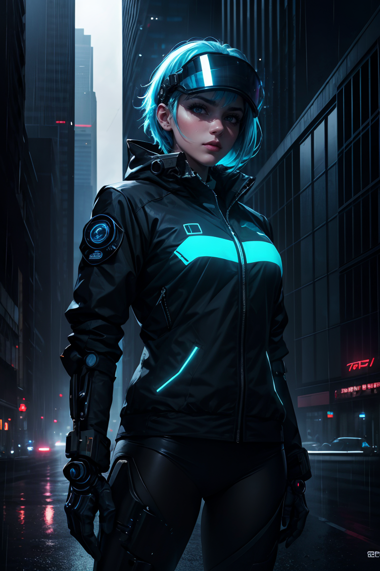 392442-2406793614-best quality, masterpiece, realistic1girl, lady with cybernetic parts, glowing visor, short light blue hair, techwear, oversized.png